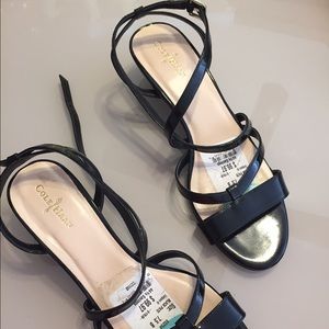 Cole Haan sandals worn once, inside