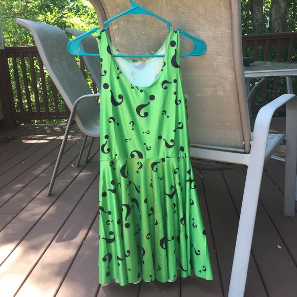 The Riddler (batman) Halloween Costume Dress