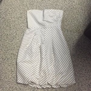 Strapless striped Zara dress