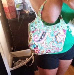 Mint green, unused small Vera Bradley purse