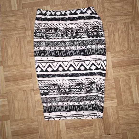 Unique pencil skirt
