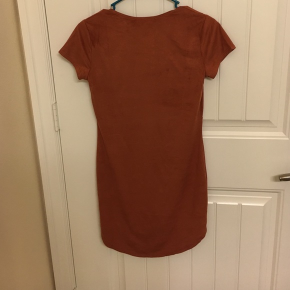 Curved hem suede dress from Forever 21! - Picture 3 of 3