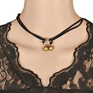 Black Suede Choker Necklace
