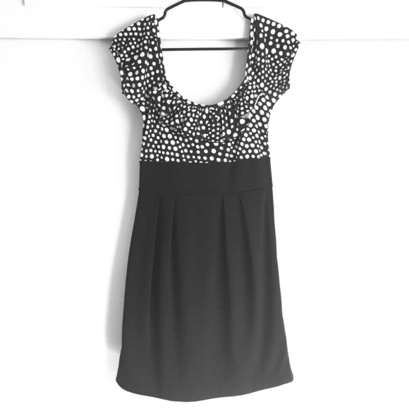 Short polka dot dress