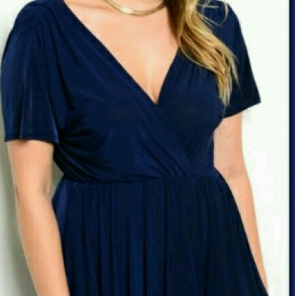 NWT sexy navy dress