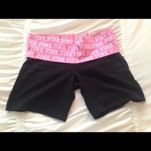VS Pink yoga shorts