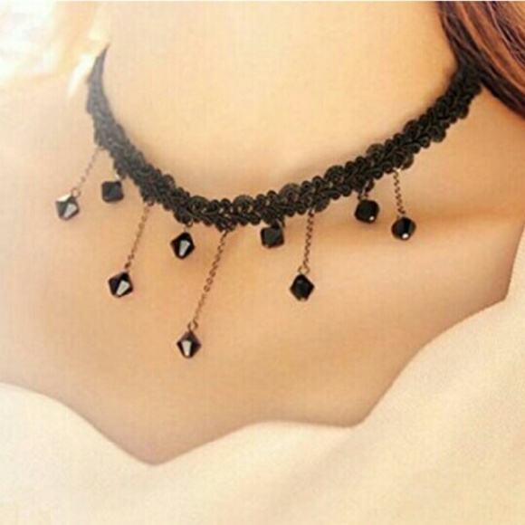 Black Elegant Choker Necklace