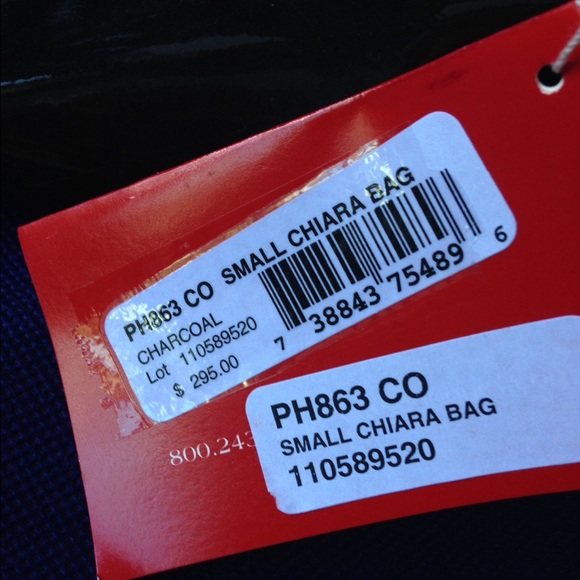 NWT Dooney & Bourke Charcoal Small Chiara Bag - Picture 4 of 4