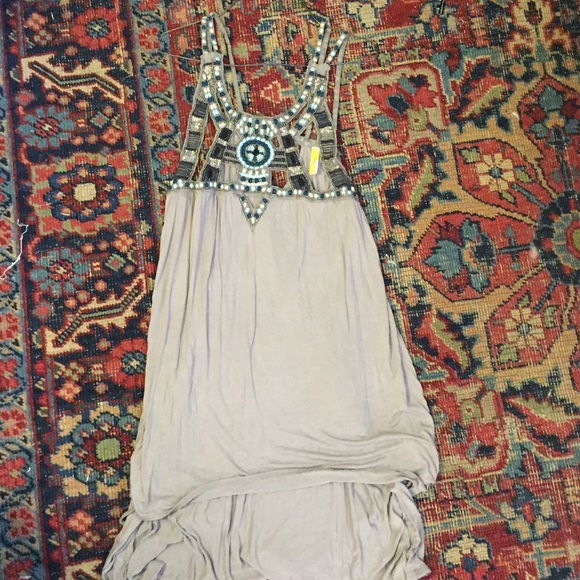 Medium Free People long shirt - barely worn