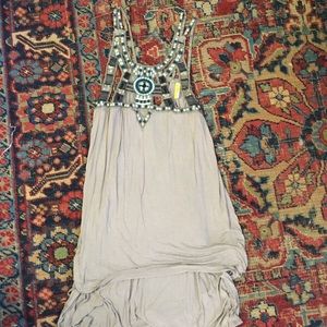 Medium Free People long shirt - barely worn