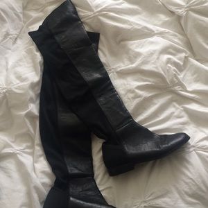 Chinese laundry black over the knee boots
