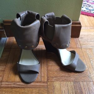 Type Z Taupe Sandal Bootie