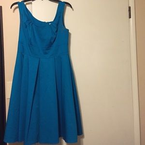 Calvin Klein poppy blue dress