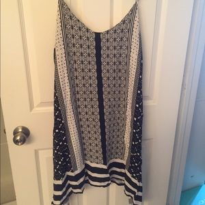 Blue and white dress!