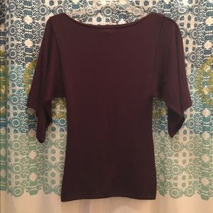 Forever 21 Purple Kimono Sleeved Blouse