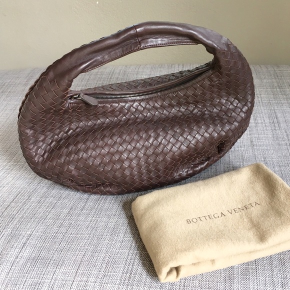 Bottega Veneta brown medium hobo