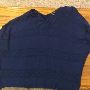 Blue tunic with pattern