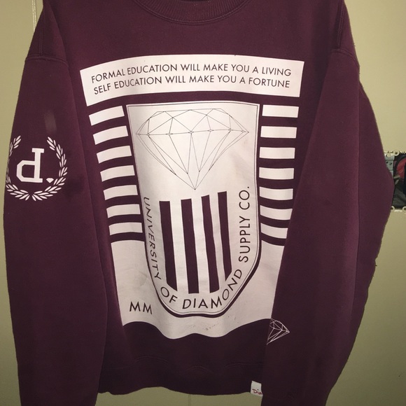 Diamond supply co. Crew neck(: