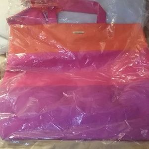 Clinique tote bag with small change purse