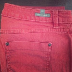Coral jeans by Lauren Conrad