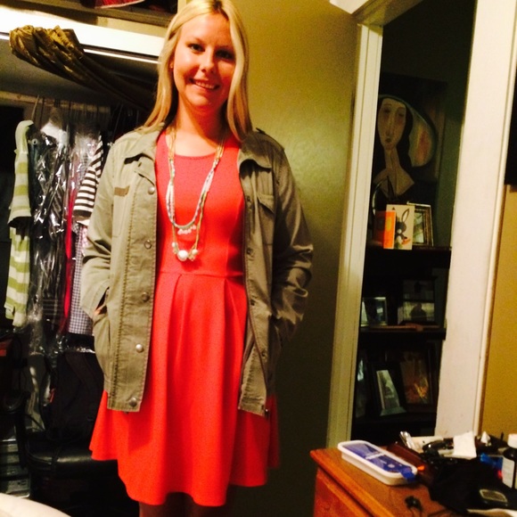 Ezra Fit and Flare Razor Back Dress - Picture 3 of 3