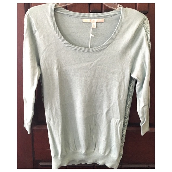 Lacy Mint Sweater💎 - Picture 2 of 3