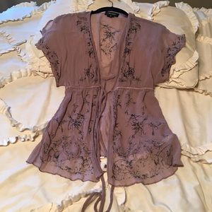 Lavender blouse
