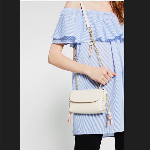 Zara Handbags - Zara - Studs & chains crossbody BRAND NEW!