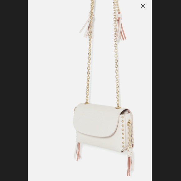 Zara - Studs & chains crossbody BRAND NEW! - Picture 2 of 4