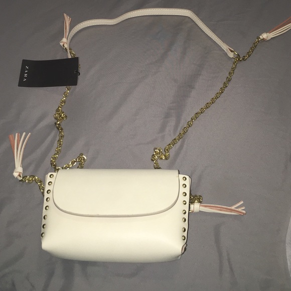 Zara - Studs & chains crossbody BRAND NEW! - Picture 4 of 4