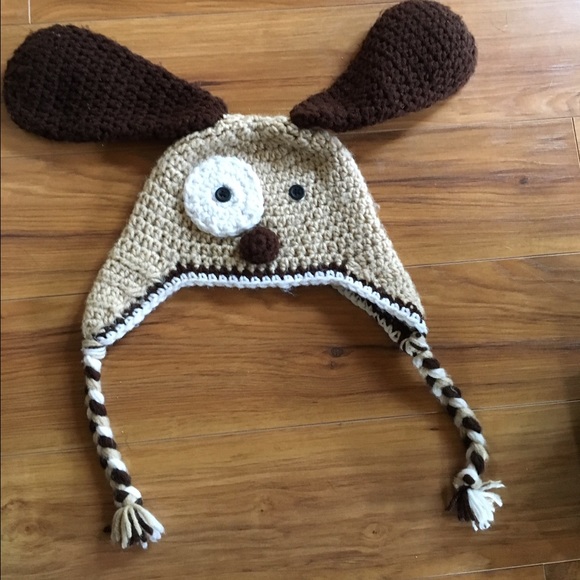 Puppy crochet hat