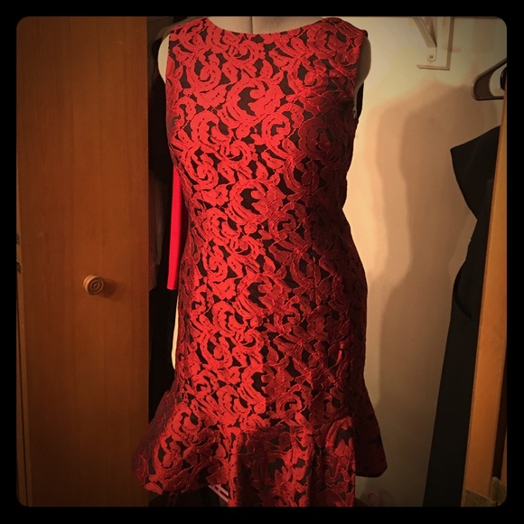 Ann Taylor Brocade Dress