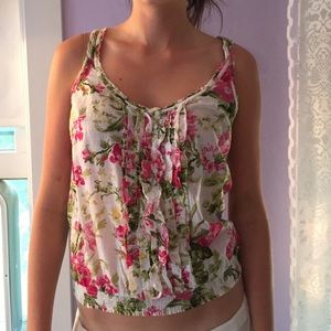 NEW Abercrombie & Fitch Flowered Tank