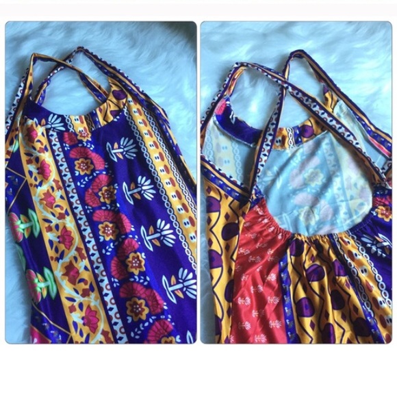 Backless floral print maxi - Picture 2 of 3