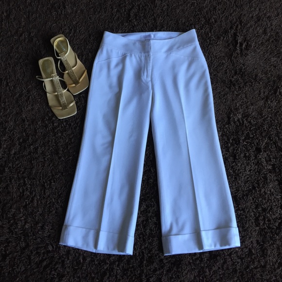 White capri pants