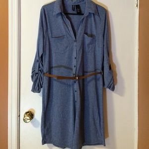 NWOT Super cute denim look dress