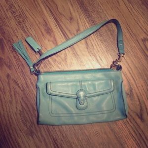 Liz Claiborne Teal Leather Purse