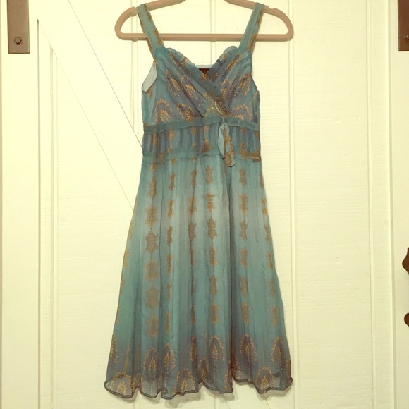 Teal dress