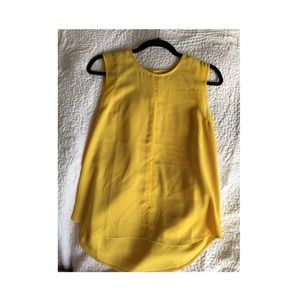 Trouve yellow tank top