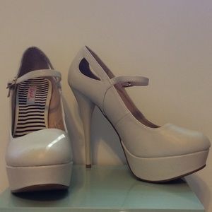 Cream Platform Maryjanes