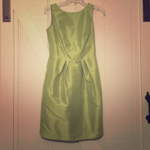 Green bridesmaids dress