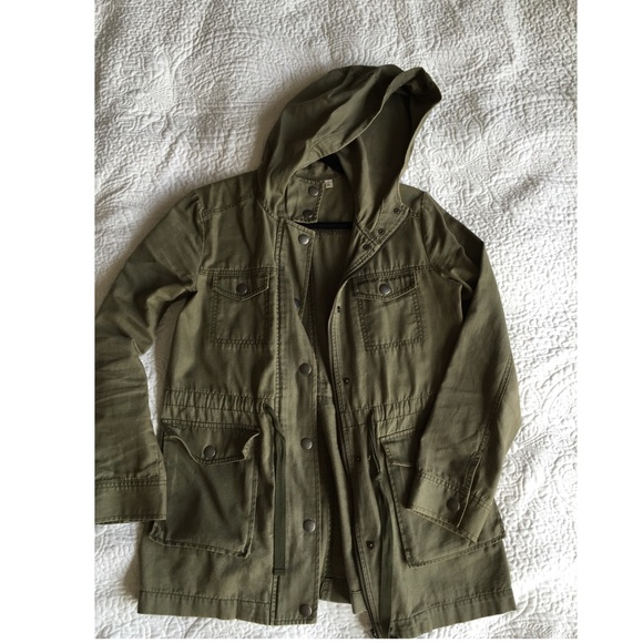 BP Army Green Hooded Jacket