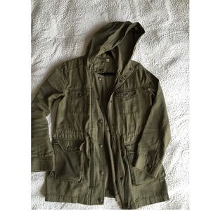 BP Army Green Hooded Jacket
