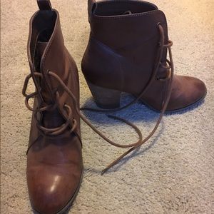 Tan Leather Booties