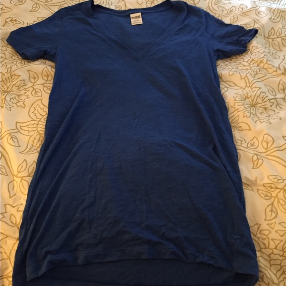 Blue V Neck
