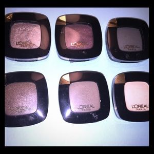Lot of 6 L'Oreal Color Riche Eye Shadow singles