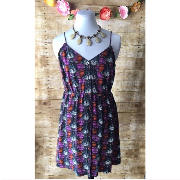 urban outfitters silk dress size large