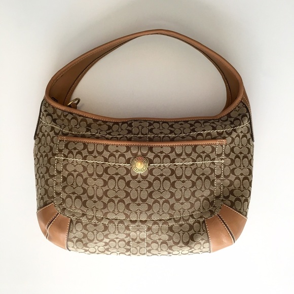 Tan COACH Purse