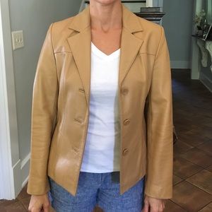 Camel colored Wilsons leather jacket. EUC. Size XS