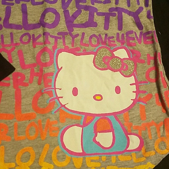 Graffiti Hello Kitty 3/4 Sleeve Tee - Picture 2 of 4